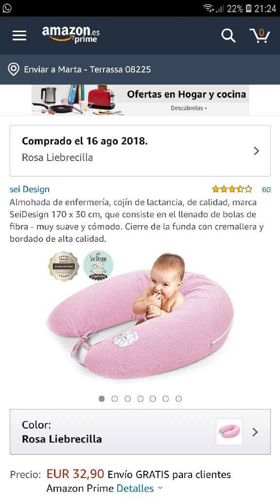 Cojín de lactancia grande - 1