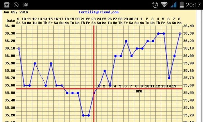 Decálogo de las gráficas de temperatura basal - 1