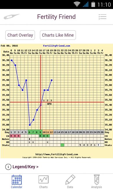 Decálogo de las gráficas de temperatura basal - 1