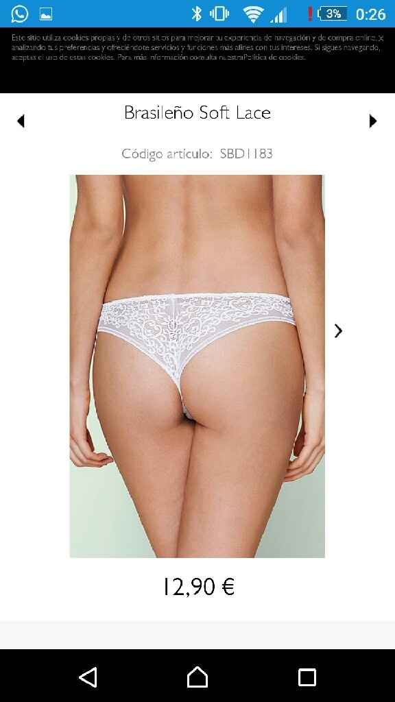 Coleccion novia intimissimi 2016 - 1
