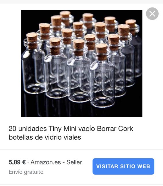 Mini botellas vacias 1