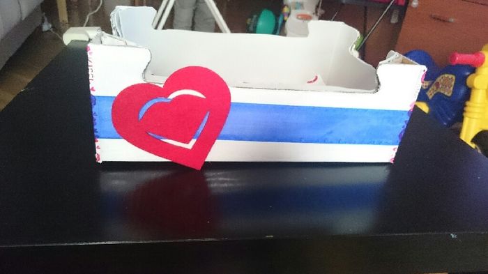 Caja para el confeti, arroz, lágrimas y abanicos para la ceremonia - 2