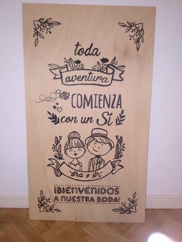 Mi cartel bienvenida