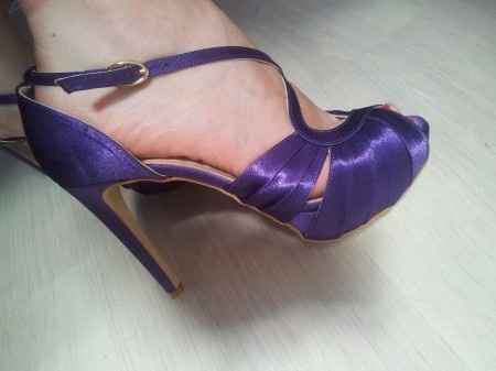 Ya tengo mis zapatos morados! :) - 2