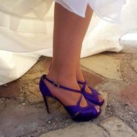 Zapatos lilas novia - 1