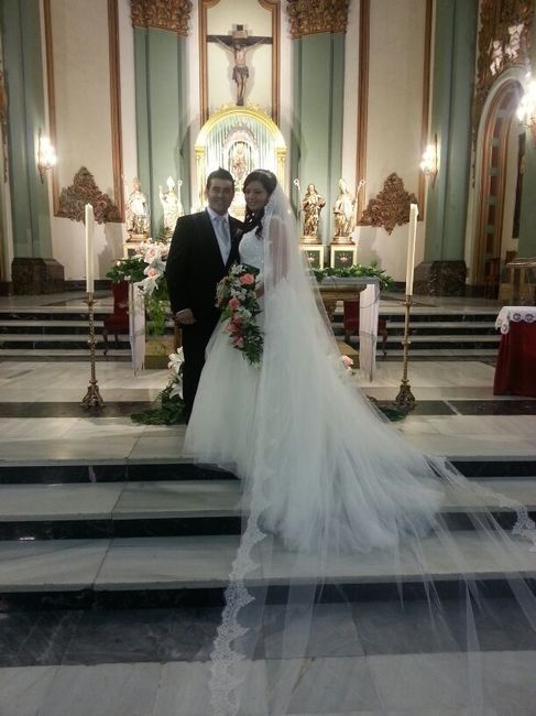 Ya en el altar!!