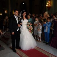 Saliendo de la Iglesia 