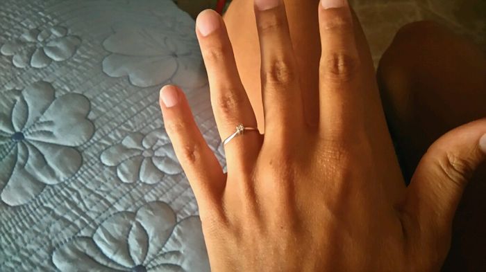Este es mi anillo de pedida, me gustaría ver el vuestro - 1