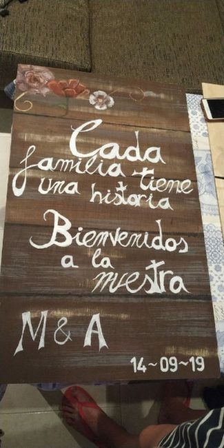 Cartel de bienvenida - 1