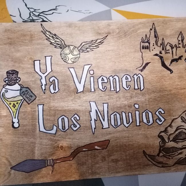 Letrero para niño de harry Potter 2