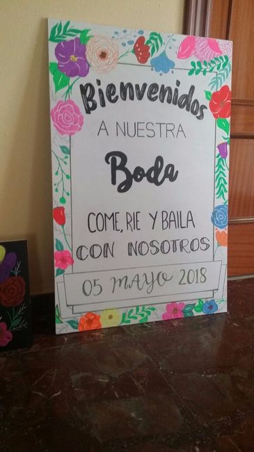 Cartel de bienvenida 2