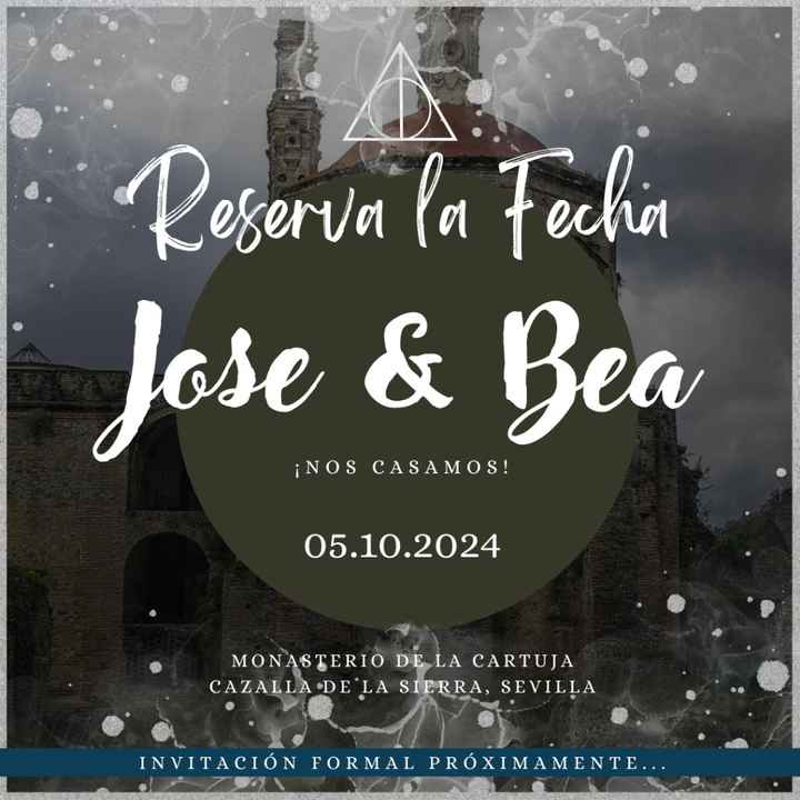 Save the date... Si o no? - 1