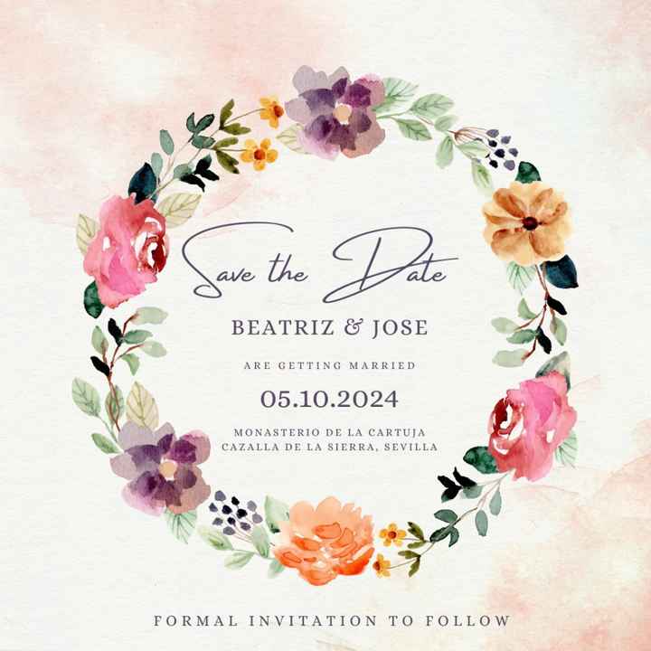 Save the date... Si o no? - 8