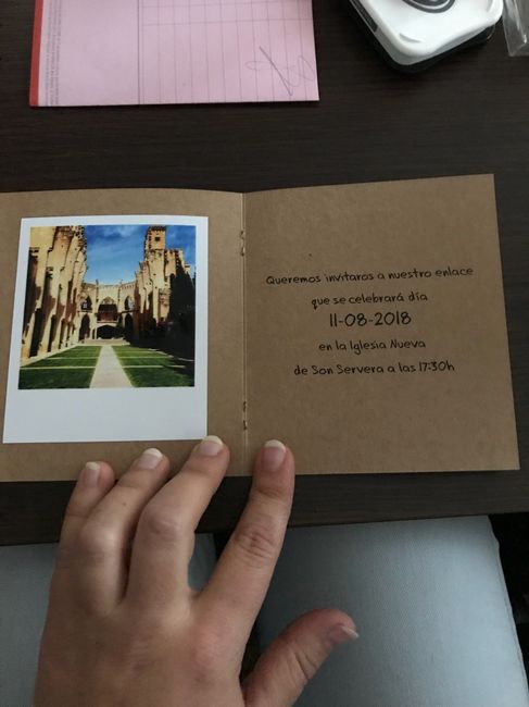  Nuestras invitaciones!!😍😍 - 4