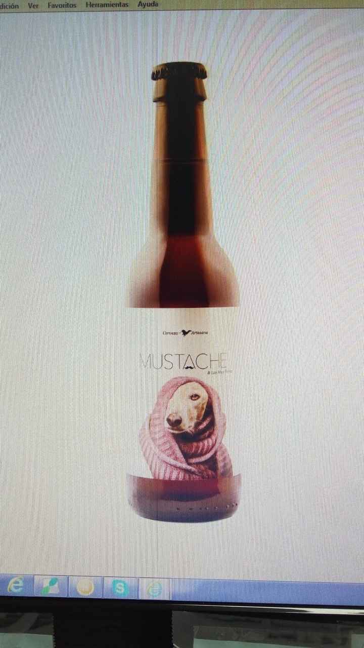 cerveza mustache