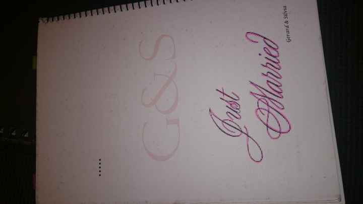 Agenda para mis damas de honor hechas por mi - 5