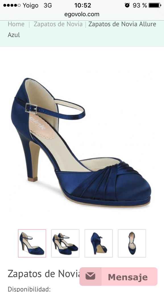 Zapatos de novias azul - 2