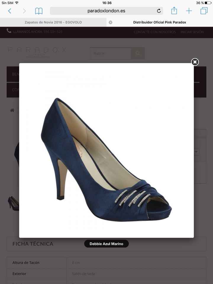 Zapatos de novias azul - 3