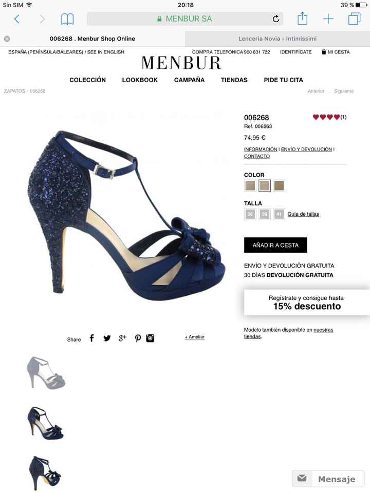 Zapatos de novias azul - 4