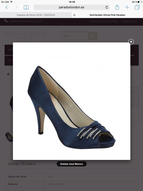 Zapatos de novias azul - 3
