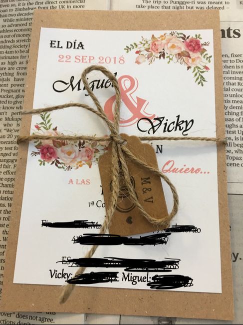 Invitaciones caseras - 2