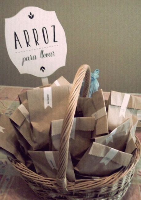¿Qué ideas tenéis para llevar el arroz? - 1