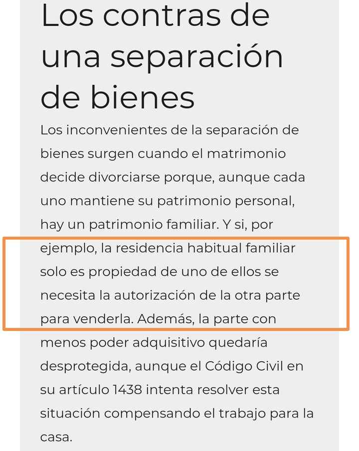 ¿Separación de bienes o gananciales? 1