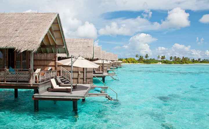 Water villa with pool en el hotel Kuramathi de Maldivas 4