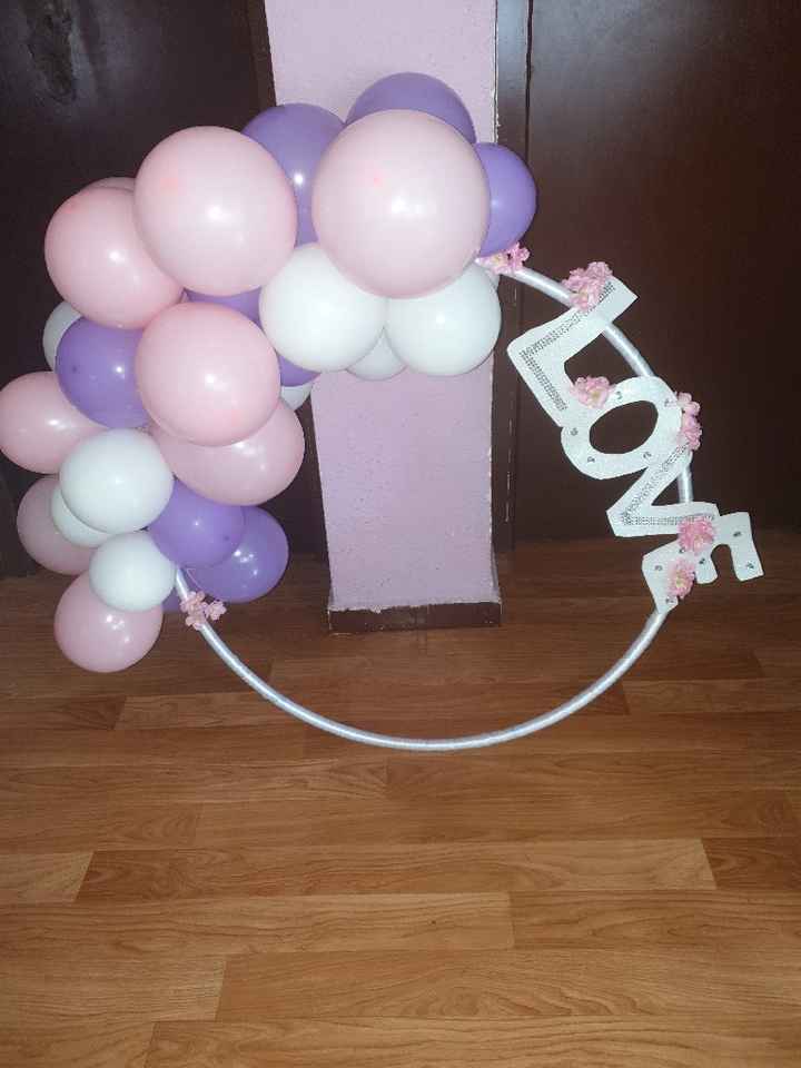 Aro decorado con globos - 2