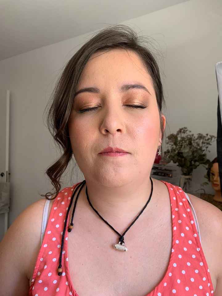 Prueba de peinado y maquillaje - 4