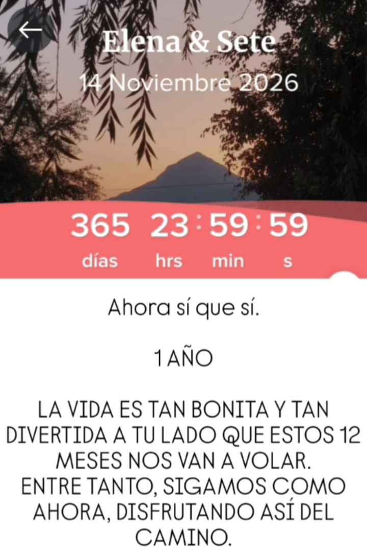 Ahora sí, un año!!! - 1