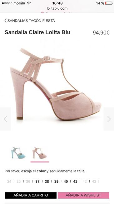 Zapatos rosa nude - 1