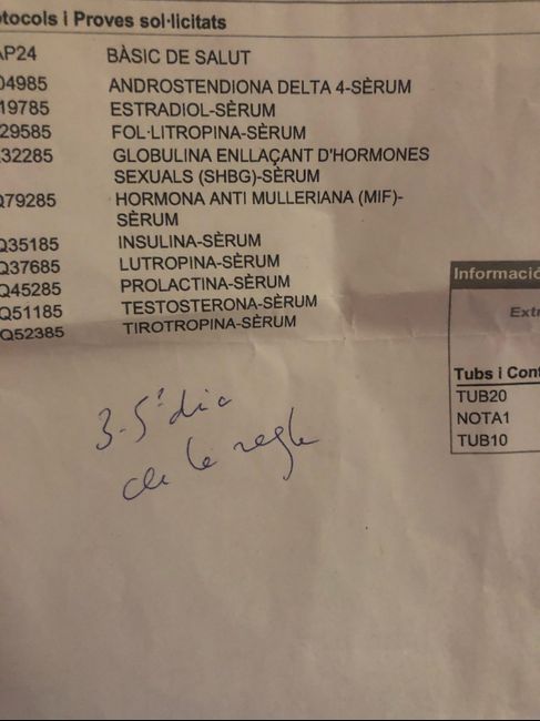 Buscadoras en proceso de pruebas de fertilidad 2