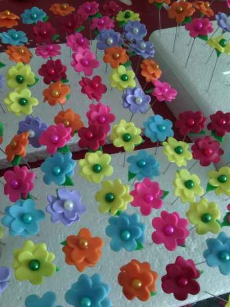 encantada con mis alfileres....
