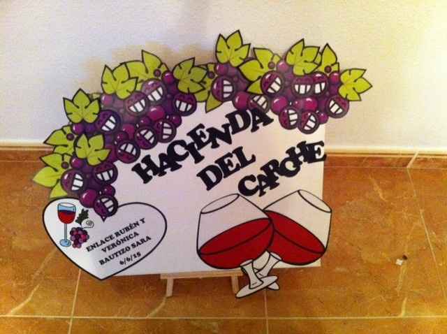 Cartel BODEGA Hacienda del Carche