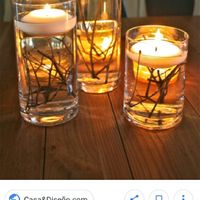  Jarrones con velas flotantes - 1
