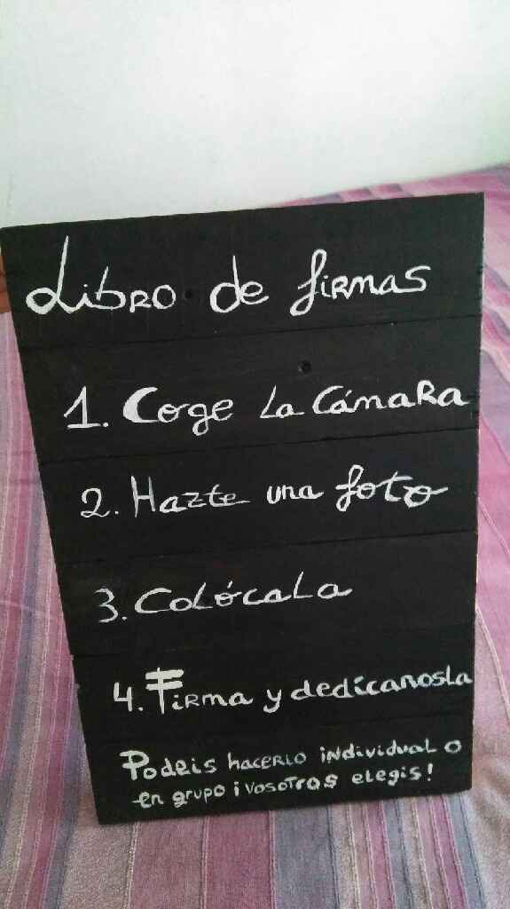 Cartel para el libro de firmas - 3