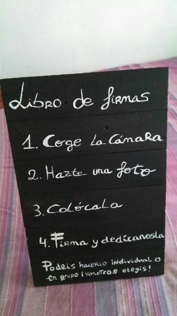 Cartel para el libro de firmas - 3