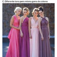  Damas de honor con el color de vestido igual!! Cómo lo hacéis!? - 2