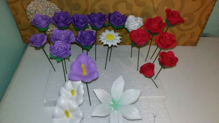 Flores para centros de mesa - 1
