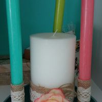 Velas para la ceremonia terminadas ! - 1