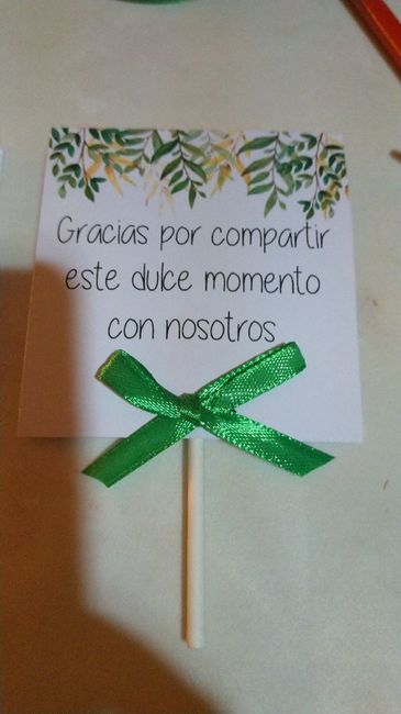 Cuál os gusta más? Piruleta de agradecimiento - 2