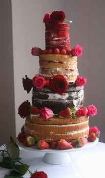 Naked cake con red velvet 3