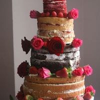 Naked cake con red velvet 3