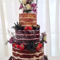 Naked cake con red velvet 5