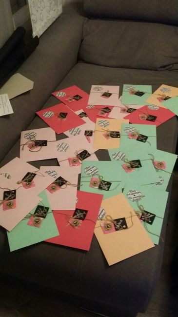 Mis invitaciones ms wonderful terminadas! - 2