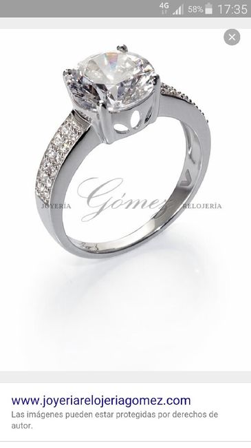 ¿Le dijiste a tu novio qué anillo querías? - 1