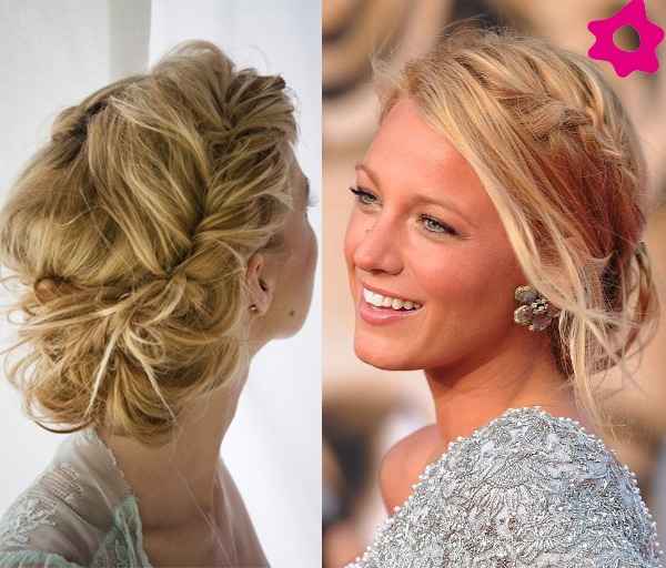 Recogido con trenzas