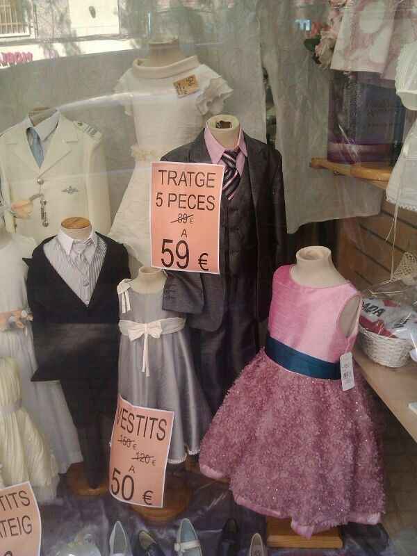 traje niños