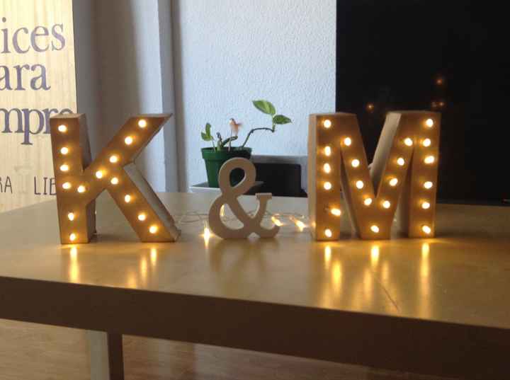 Letras luminosas ( hand made) - 1